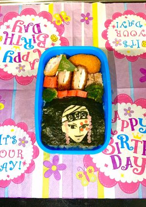 簡単　キャラ弁　鬼滅の刃8-レシピのメイン写真