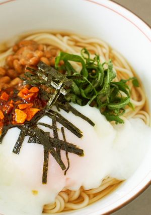 ランチに♪ごま油香るぶっかけそうめん-レシピのメイン写真