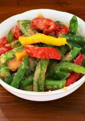 冷凍野菜と明太子の和物☆レンチン時短料理-レシピのメイン写真