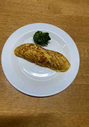糖質オフレシピⅡ「新玉ねぎのオムレツ」-レシピのメイン写真