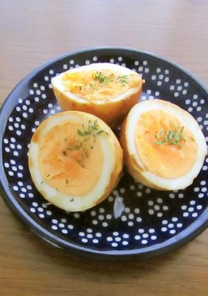 簡単お手軽☆おつまみスパイシー味付け卵-レシピのメイン写真