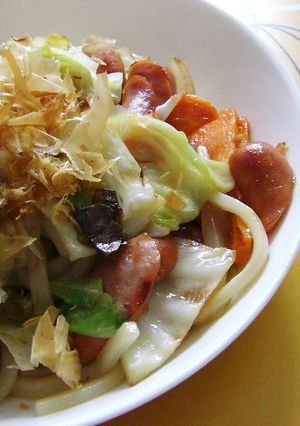 超簡単♪うどん人の焼きうどん-レシピのメイン写真