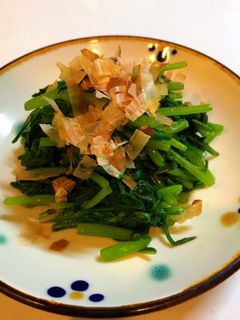 ズボラに+1品!春菊のぽん酢あえ-レシピのメイン写真