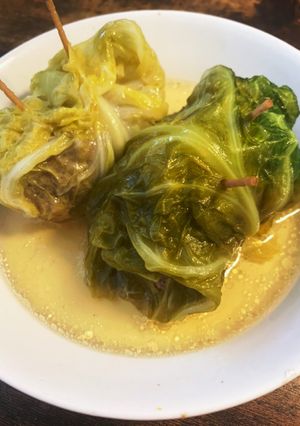 春キャベツで作るロールキャベツ-レシピのメイン写真