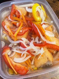 野菜たっぷり鮭の南蛮漬け-レシピのメイン写真