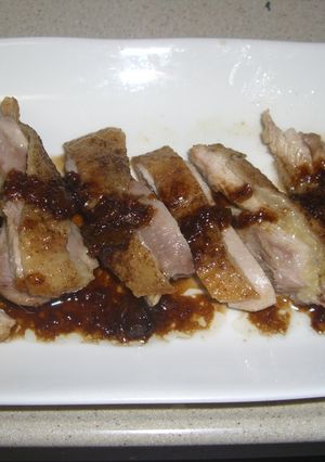 鶏モモのカリッと焼きママレードソース-レシピのメイン写真