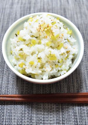 カブの葉の炊き込みご飯-レシピのメイン写真
