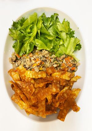 中華風☆お野菜たっぷり三色丼☆鳩のたたき-レシピのメイン写真