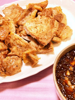 豚ロースのオーブン焼き ニンニクソース-レシピのメイン写真