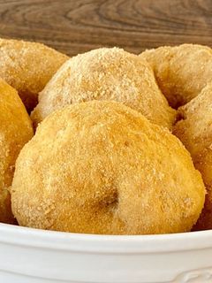 ドイツで♪エアフライヤーで豆腐ドーナツ-レシピのメイン写真