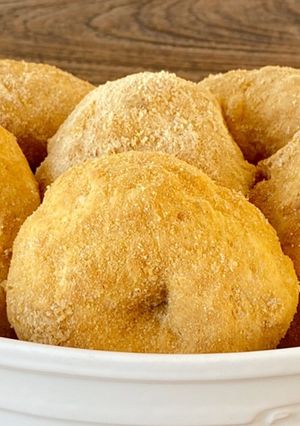 ドイツで♪エアフライヤーで豆腐ドーナツ-レシピのメイン写真