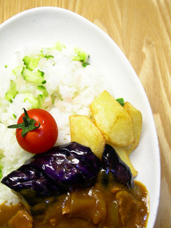 ◆カレー on 新生姜ライス◆-レシピのメイン写真