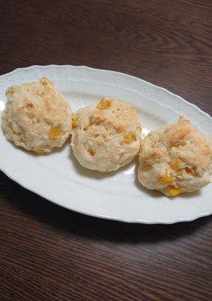 HMでも可☆簡単お豆腐のコーンパン-レシピのメイン写真
