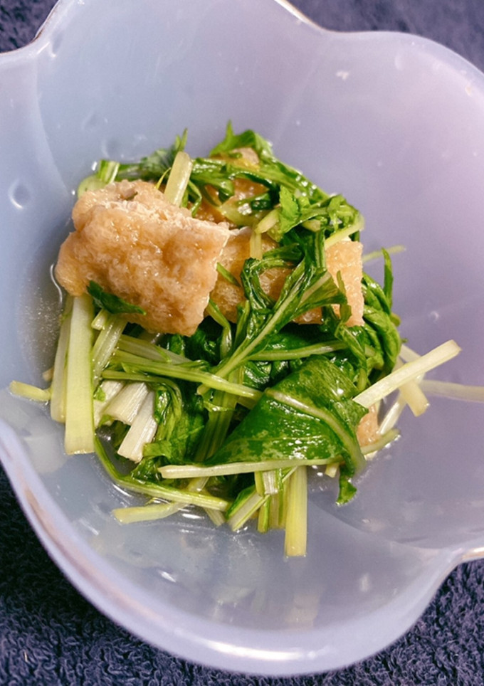 水菜と油揚げのお浸し-レシピのメイン写真
