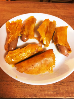 【覚書】ウインナーの焼きチーズ巻き-レシピのメイン写真