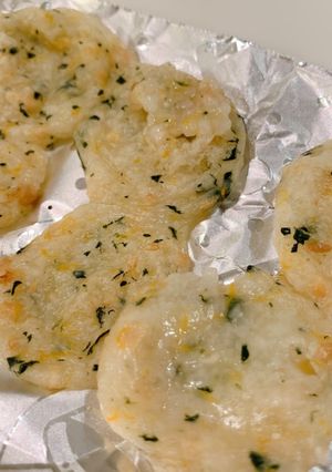 【離乳食後期】トースターでお粥のおやき-レシピのメイン写真