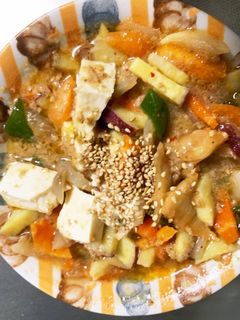 全てレンジ豆腐春雨ピリ辛そぼろ炒め煮-レシピのメイン写真