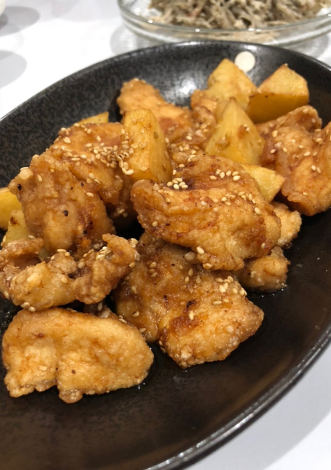 鶏むねとジャガイモで甘辛和え-レシピのメイン写真