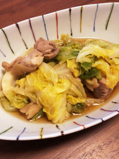 簡単!春キャベツと鶏肉のサッと煮-レシピのメイン写真