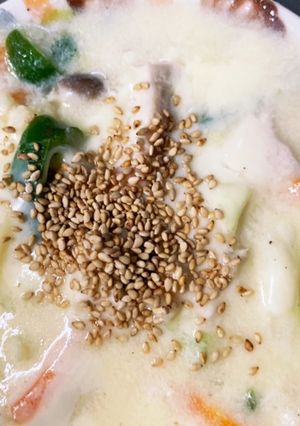 レンジヨーグルトカルボナーラ風タッカルビ-レシピのメイン写真