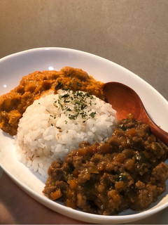 【簡単・作り置き】ごぼうキーマカレー-レシピのメイン写真