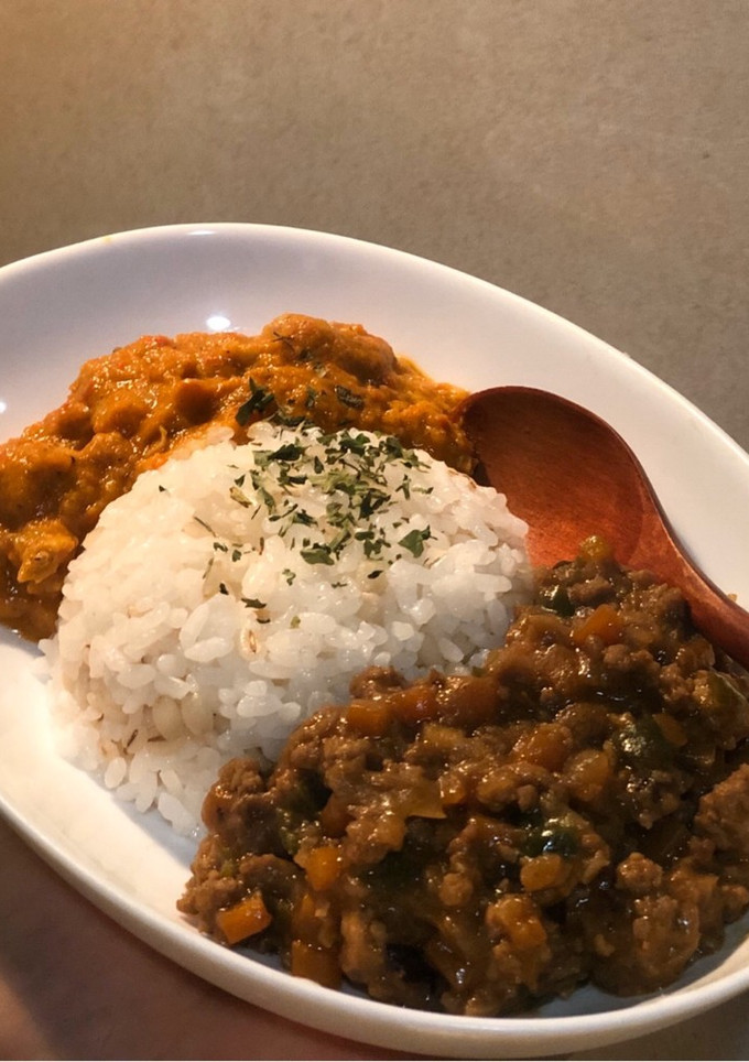 【簡単・作り置き】ごぼうキーマカレー-レシピのメイン写真