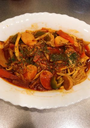 もやしdeナポリタン-レシピのメイン写真