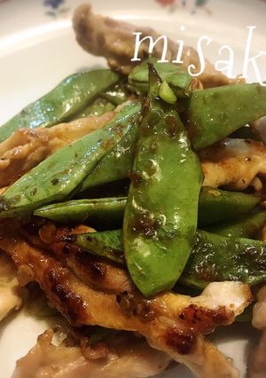 鶏肉モロッコインゲンの生姜バター醤油炒め-レシピのメイン写真