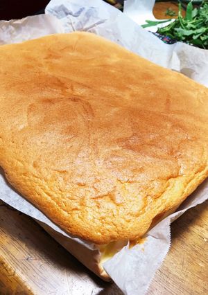 巨大！シフォンケーキ！-レシピのメイン写真