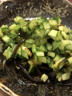 かぶ(茎・葉)ときゅうりの塩昆布和え-レシピのメイン写真