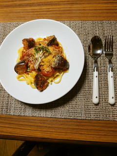 ヨウサマの減塩生パスタのアラビアータ-レシピのメイン写真