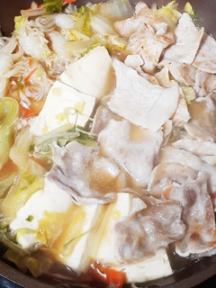 鮮やか肉好き豆腐煮。-レシピのメイン写真
