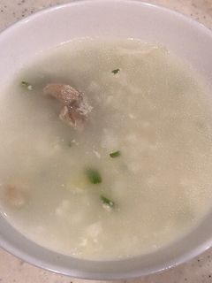 レンジで簡単、鶏白湯風、スープご飯!-レシピのメイン写真