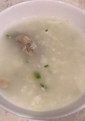 レンジで簡単、鶏白湯風、スープご飯！-レシピのメイン写真