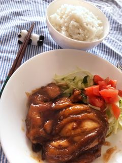 はちみつ照りの鶏の照り焼き照り焼きチキン-レシピのメイン写真