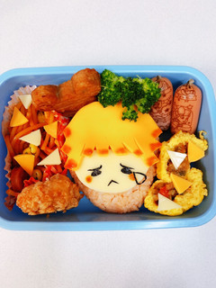 簡単!鬼滅の刃 善逸 キャラ弁-レシピのメイン写真