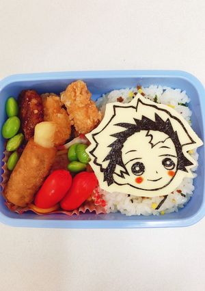 簡単！鬼滅の刃 炭治郎 キャラ弁-レシピのメイン写真