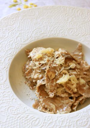 パスカルの栗粉のパスタ　クリームソース-レシピのメイン写真