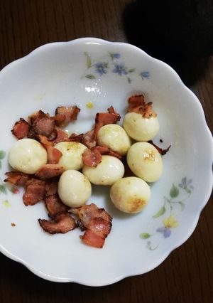 うずらベーコン(手抜き編)-レシピのメイン写真