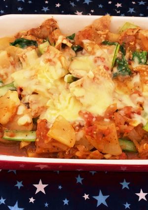 豚ロースと大根、小松菜のトマト煮込み-レシピのメイン写真