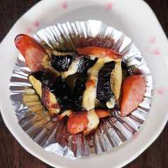 お弁当になすとウインナーのマヨネーズ焼き-レシピのメイン写真