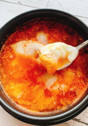 コンビニ食材だけで！鯖缶の純豆腐！-レシピのメイン写真