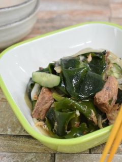 わかめとさば缶の和え物-レシピのメイン写真
