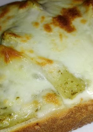 たけのこジェノベーゼピザトースト-レシピのメイン写真