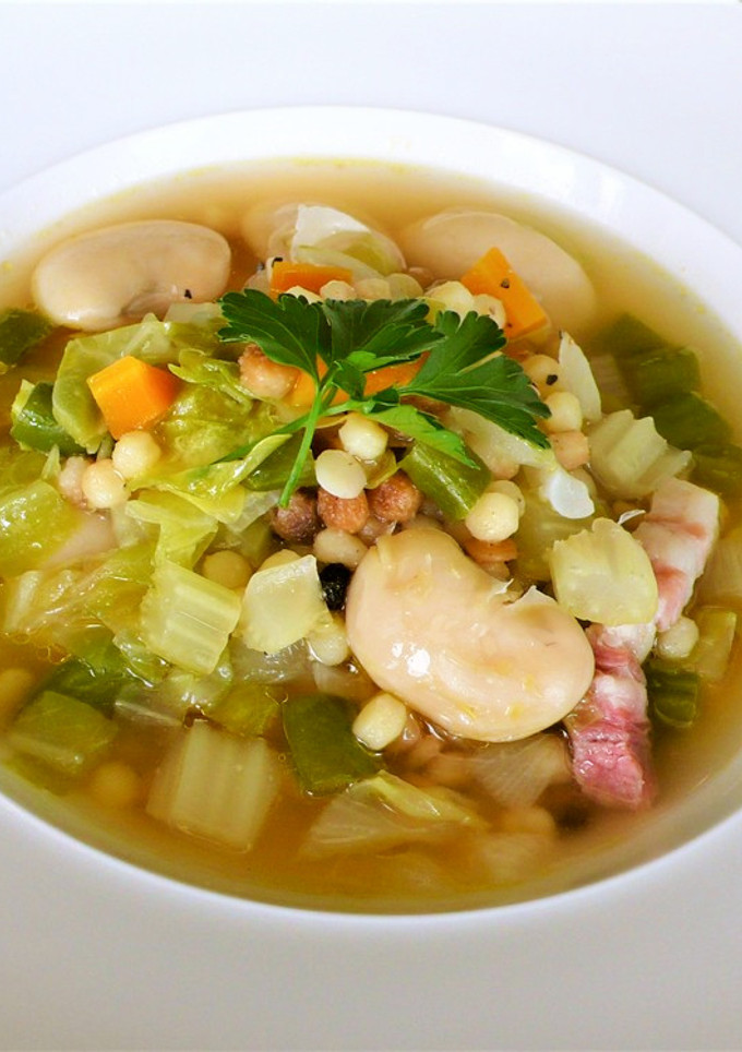 野菜とパスタのスープイタリア風♪-レシピのメイン写真