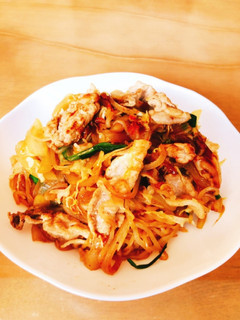 糸こんにゃくのソース焼きそば ダイエット-レシピのメイン写真