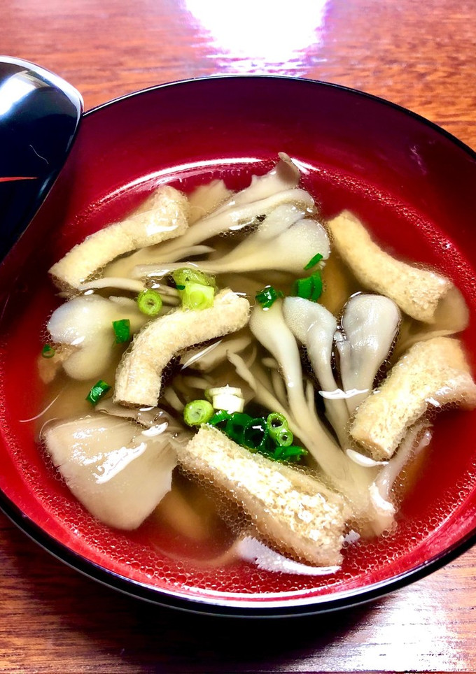 薄揚げと舞茸のお吸い物-レシピのメイン写真