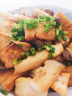 厚揚げとエリンギのバター醤油いため-レシピのメイン写真