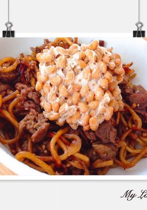 簡単♡やみつき納豆焼きそば♡-レシピのメイン写真