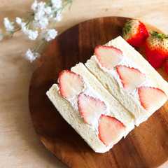 お家で簡単いちごサンド-レシピのメイン写真